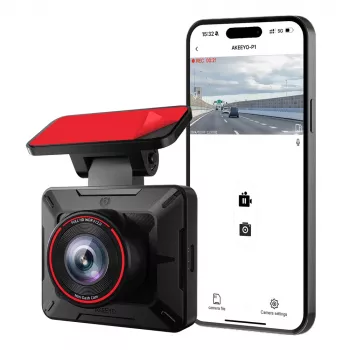 AKEEYO P1 bil-dashcam Full HD 30fps - sort