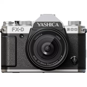 Yashica FX-D 300 Compact Digital Camera, 50 MP, 4K, Black