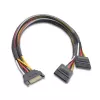 Akasa AK-CBPW05-30 SATA strømfordelerkabel 30 cm sort