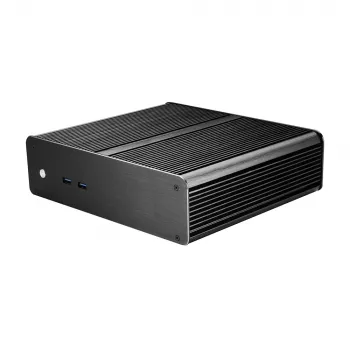 Akasa Euler T Mini Tower PC-kabinet sort Mini-ITX aluminium 2,5 inch