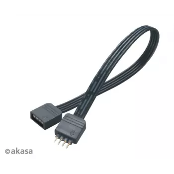 Akasa AK-CBLD01-20BK Flexa RGB LED-forlængerkabel 0,2 m sort