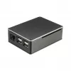 Akasa A-RA02-M1B Raspberry Pi kabinet - aluminium - passiv køling uden blæser - sort