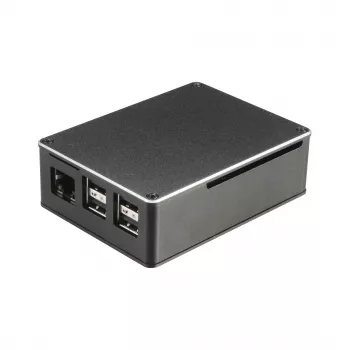 Akasa A-RA02-M1B Raspberry Pi kabinet - aluminium - passiv køling uden blæser - sort