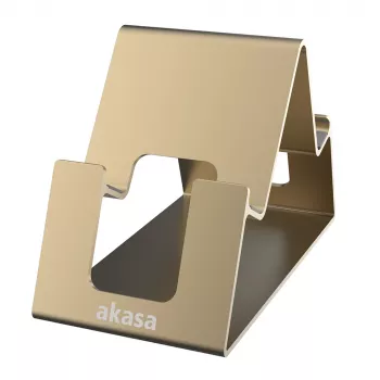 Akasa Aries Pico aluminiumsstativ til smartphone og tablet guld
