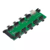 Akasa FLEXA FP10H PWM-fanheader-expander 1 til 10 med 30 cm kabel