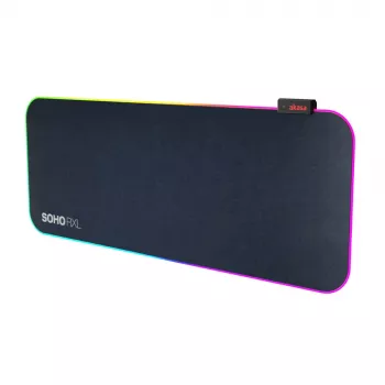AKASA SOHO RXL RGB gaming-musemåtte - 78x30 cm - 4 mm tyk - sort