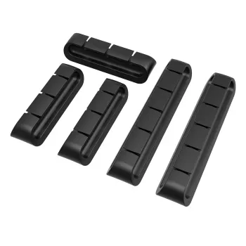 Akasa kabelholder 3x3-port + 2x5-port sort