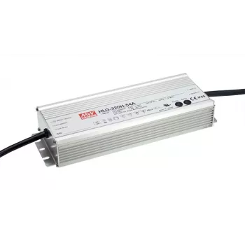 Mean Well HLG-320H-24B 320W 24V LED-driver IP67 dæmpbar