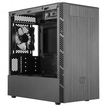 Cooler Master MasterBox MB400L Micro-ATX Mini Tower, Stål, lukket sidepanel, uden strømforsyning