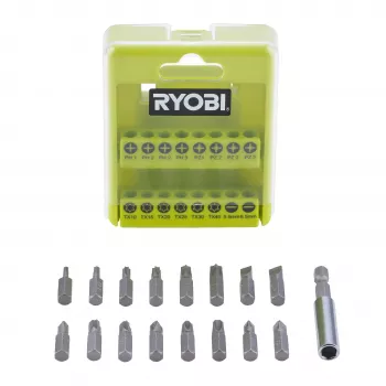 Ryobi RAK17SD 17-delt skruetrækker-bitssæt