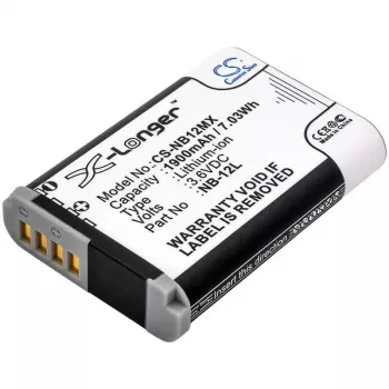 Cameron Sino NB-12L / NB12L erstatningsbatteri til Canon PowerShot G1 X Mark II, N100, VIXIA mini X