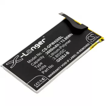 CAMERON SINO batteri type G020J-B til Google Pixel 4 XL 4XL G020P 3600mAh / CS-GPW420SL