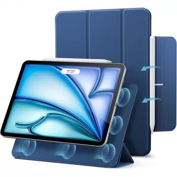 ESR Rebound Magnetic-cover til iPad Air 10.9 (4./5. gen, 2020-2022) / iPad Air 11 (6./7./8. gen, 2024-2026), blå