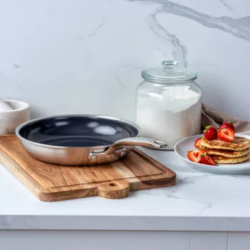 GreenPan Premiere stegepande 20 cm rustfrit stål (CC003816-001)
