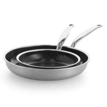 GreenPan Premiere Stegepande-sæt 2-delt, 20+28 cm Rustfrit stål