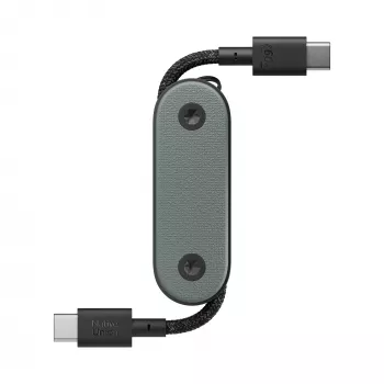 Native Union Pocket Cable USB-C til USB-C 17 cm Slate Green