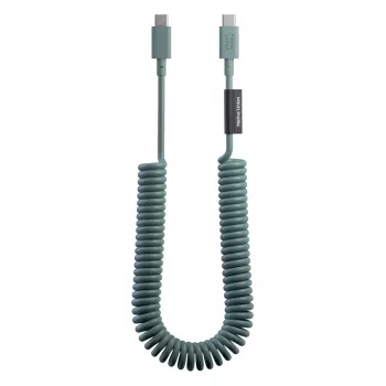 Native Union Pop Cable USB-C til USB-C 2,4 m 60W Slate Green