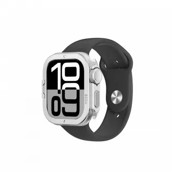 AMAZINGTHING Titan Pro metalhus til Apple Watch 11 46 mm aluminium sølv
