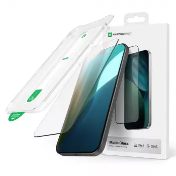 AMAZINGTHING Titan Vision 7 mat skærmbeskytter af hærdet glas til Apple iPhone 17 Pro