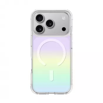 AMAZINGTHING Minimal Mag Case for iPhone 17 Pro, MagSafe Compatible, Rainbow Multicolor