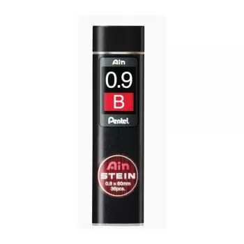 Pentel C279-BO Super Hi-Polymer Lead Refills 0.9 mm B Black 36 Leads Box
