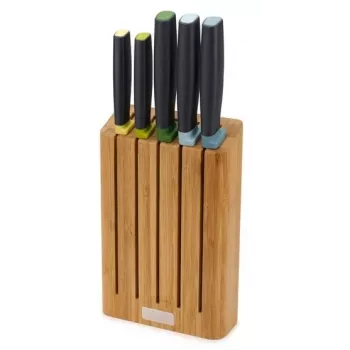 Joseph Joseph Elevate Bamboo knive 5-delt sæt