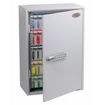 Phoenix Safe KC0605E nøgleskab - grå - 300 kroge - elektronisk lås - 380 x 205 x 550 mm