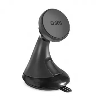 SBS Universal magnetisk bred sugekop bilholder kompatibel med MagSafe - sort