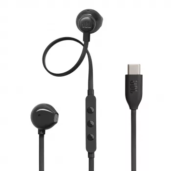 JBL Tune 305C USB-C Kablede In-Ear Hovedtelefoner med Mikrofon - sort