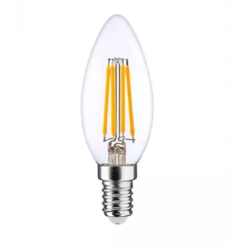 LEDURO LED-filamentpære E14 6W 3000K lys C35