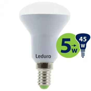 LEDURO LED-reflektorlampe R50 E14 5W 2700K 350lm varmhvid