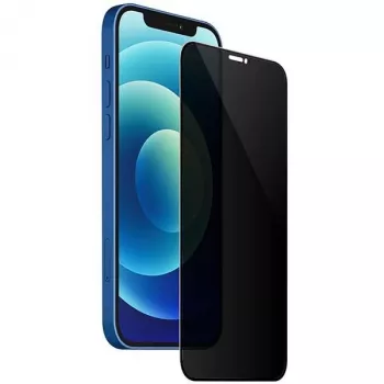 Evelatus Apple iPhone 12/12 Pro 6,1 inch Privacy 2.5D Silk Full Cover Japan Glue antistatisk skærmbeskytter