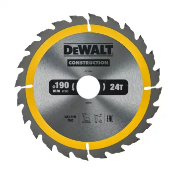 DEWALT rundsavklinge 190x30mm 24T +16° Super Thin Kerf TCT