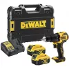 DEWALT DCD709M2T-QW 18V XR børsteløs kombihammer 2x5,0Ah batterier TSTAK-kuffert