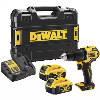 DEWALT DCD709M2T-QW 18V XR børsteløs kombihammer 2x5,0Ah batterier TSTAK-kuffert