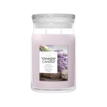 Yankee Candle Signature Dried Lavender & Oak stor glaskeramik 567 g