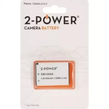 2-POWER DBI1008A lithium-ion-batteri 950 mAh 7,4 V til Canon LP-E8