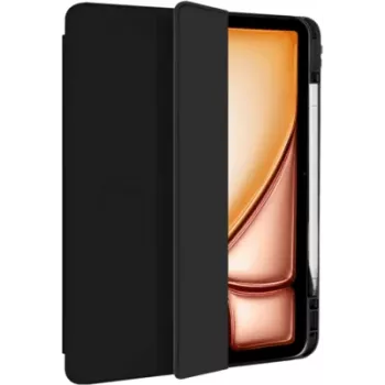 Eiger Folio Case for Apple iPad 10.2 inch (7th/8th/9th Gen) - Black, Reinforced Magnetic Stand, Stylus Holder