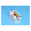 Really Useful Boxes 0.9C opbevaringsboks - transparent - 0,9 liter - rektangulær - polypropylen