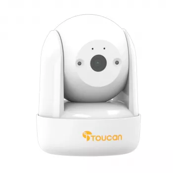 Toucan SEEK Indoor Pan & Tilt Kamera - Netværksdrevet, uden batteri, hvid