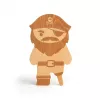 OTOTO Pirate Board Skærebræt & Knivsæt