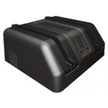 Getac Dual Bay hovedbatterioplader med EU-strømforsyning til F110