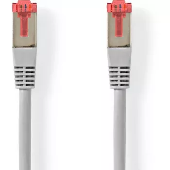 Nedis Cat6 S/FTP RJ45 Patchkabel 5,00 m grå Rund PVC Hængsler