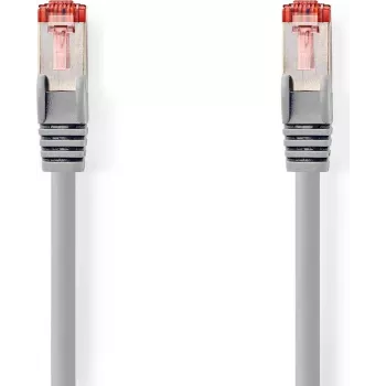 Nedis CAT6 Netværkskabel RJ45 Stik til RJ45 Stik S/FTP 2,00 m Rund LSZH grå