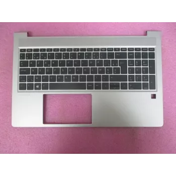 HP Cover Top med tastatur CP NoSD belgisk (M78508-A41) - Natural Silver