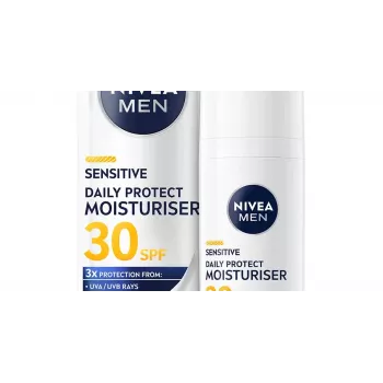 NIVEA Men Sensitive Daily Protect Moisturizing Face Cream SPF30 50ml
