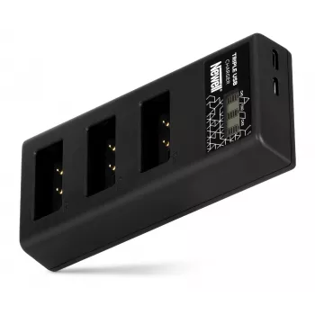 Newell CD-USB-C trekanals batterioplader til Canon LP-E17
