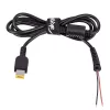 Akyga AK-SC-10 Slim Tip DC-strømkabel til laptop-strømforsyning, 1,2 m, sort
