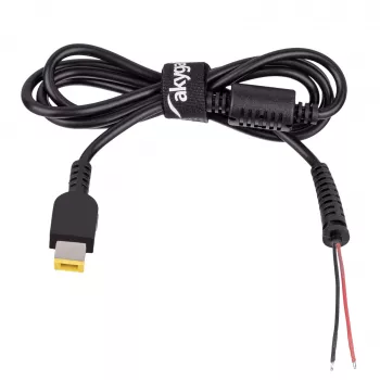 Akyga AK-SC-10 Slim Tip DC-strømkabel til laptop-strømforsyning, 1,2 m, sort