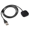 Akyga AK-SW-27 magnetisk USB-ladekabel til Fitbit Versa 3 / Sense, 1 m, sort